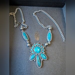 Vintage Sanor Est. Turquoise necklace